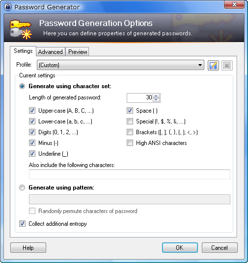 KeePass Password Generator