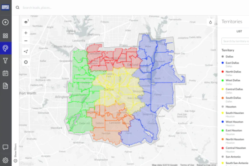 SPOTIO territories