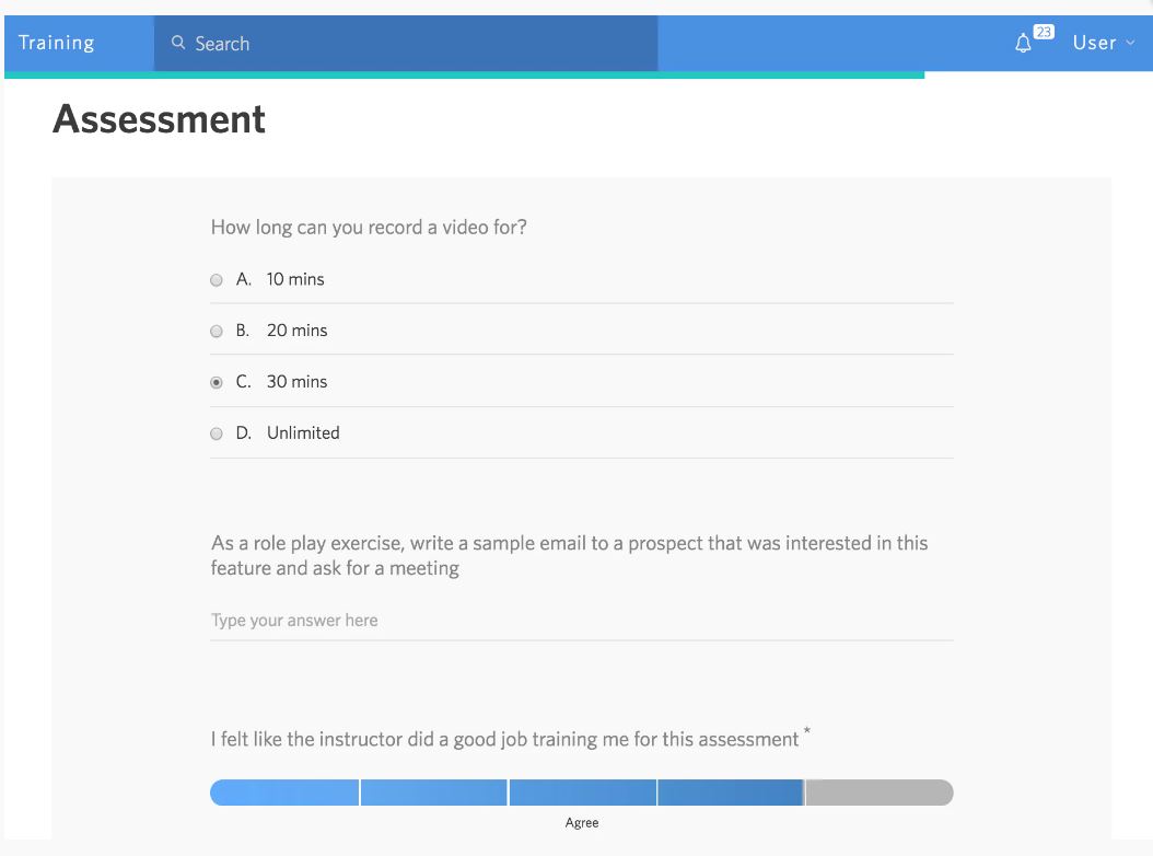 Assessment sheet
