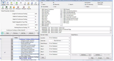 WinEst Essentials Software - Whether using static assemblies or dynamic, specification-driven assemblies, WinEst has powerful capabilities to speed up and simplify creating and accurate estimate