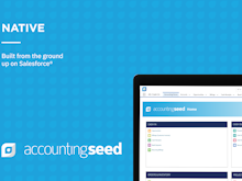 Accounting Seed Software - Built on Salesforce for easy navigation.