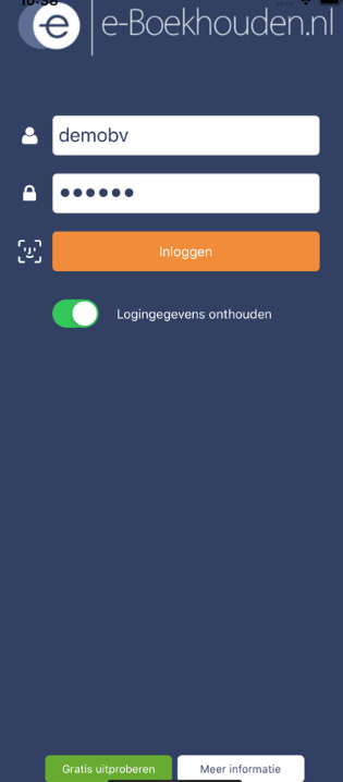e-Boekhouden.nl login