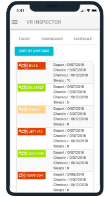 VRWorks screenshot: VRWorks unit inspection