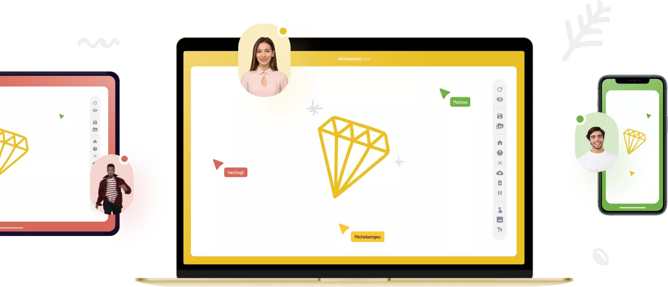 Whiteboard.chat screenshot: Whiteboard.chat interactive whiteboard