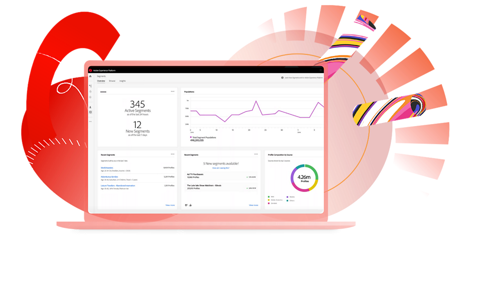 Adobe Real-Time CDP Software - Dashboard Overview