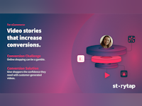 StoryTap Software - Nearly half of online shoppers look for a video related to a product before making a purchase. Tap into authentic, voice-of-customer video to boost conversions (by up to 30%, as per StoryTap client results).