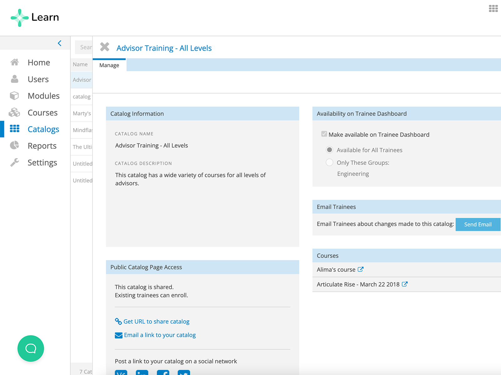 Trakstar Learn Software - 1