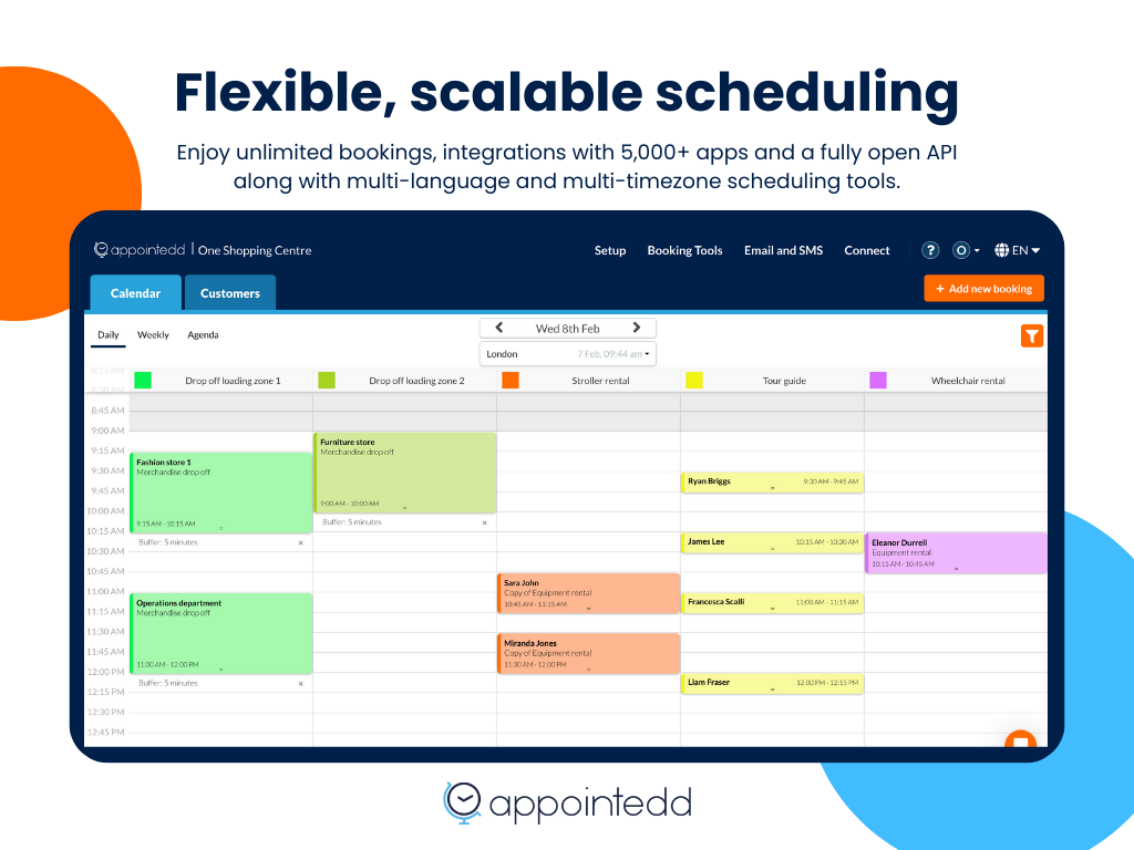 Flexible calendar scheduling