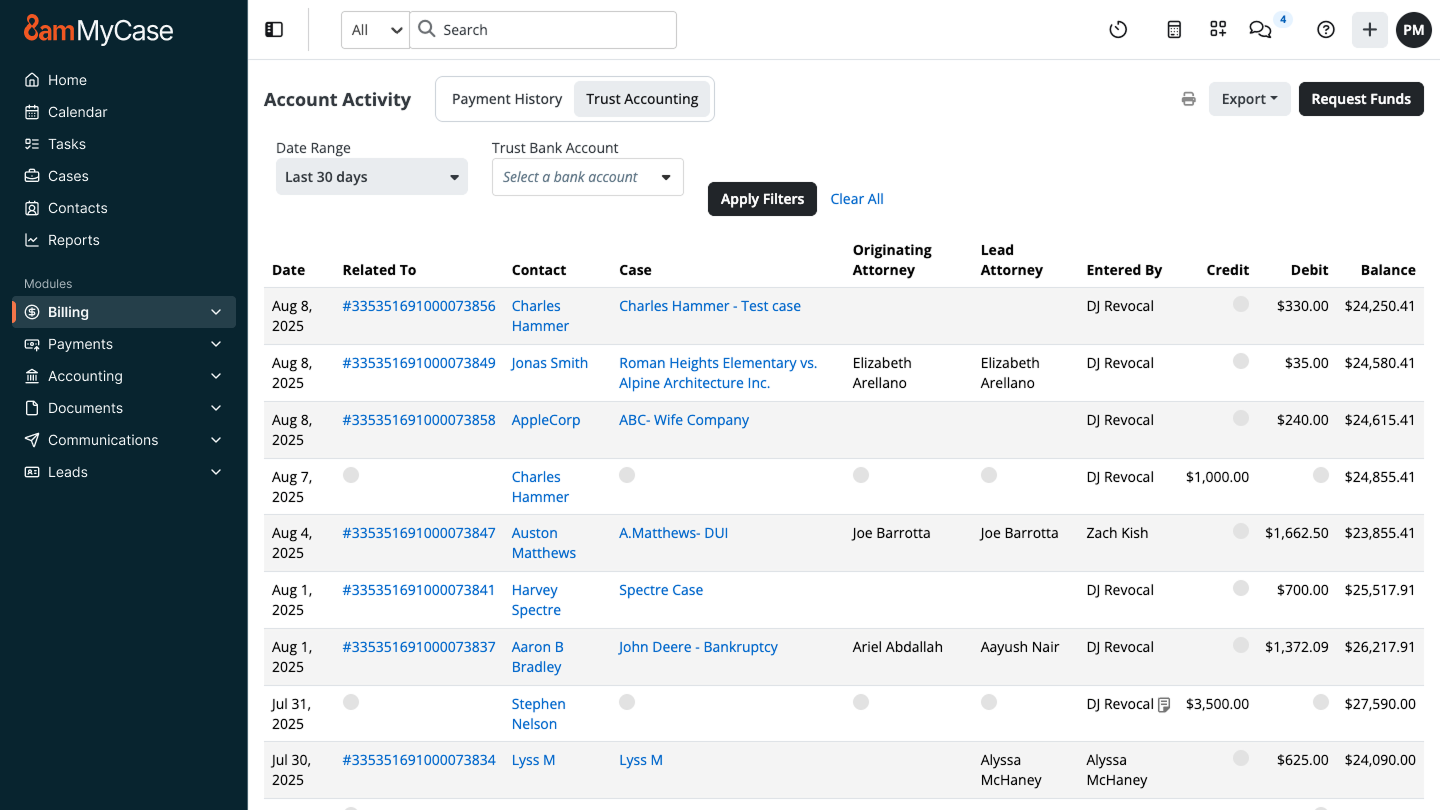 8am MyCase Software - 8am MyCase Trust Accounting - thumbnail
