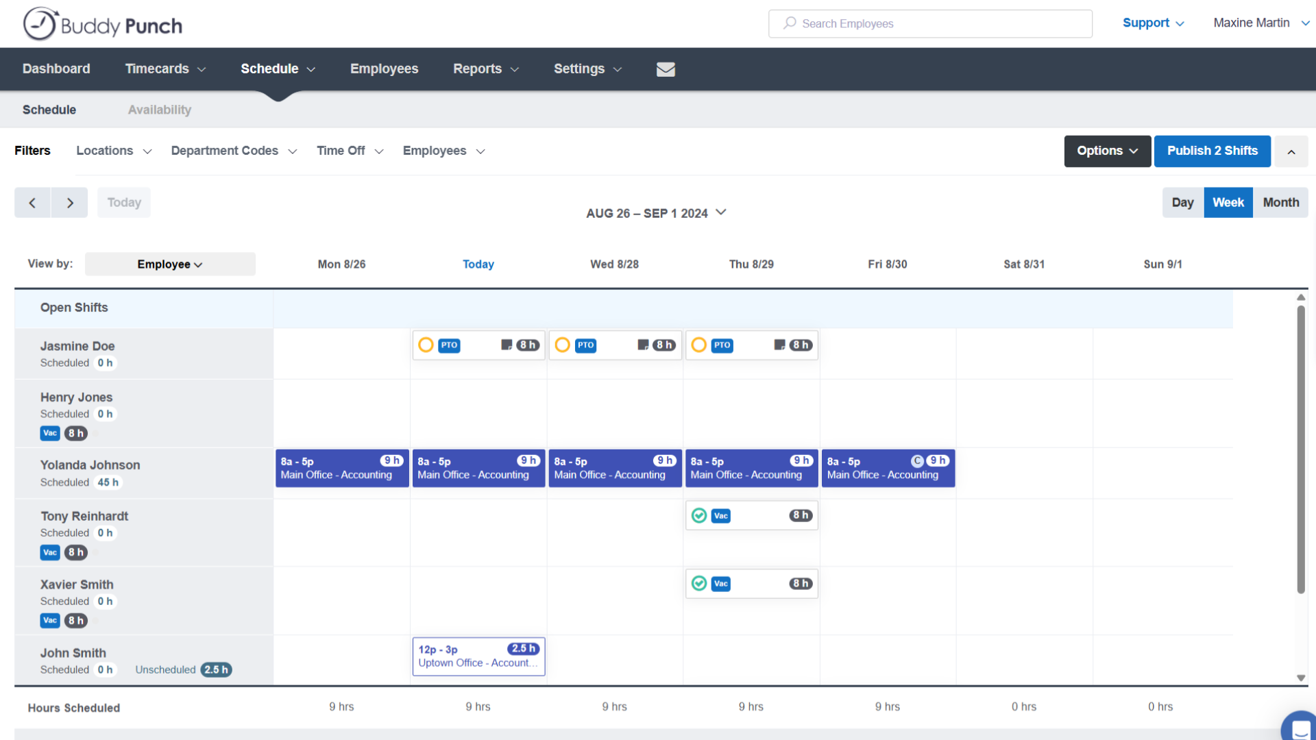 Buddy Punch Logiciel - 4