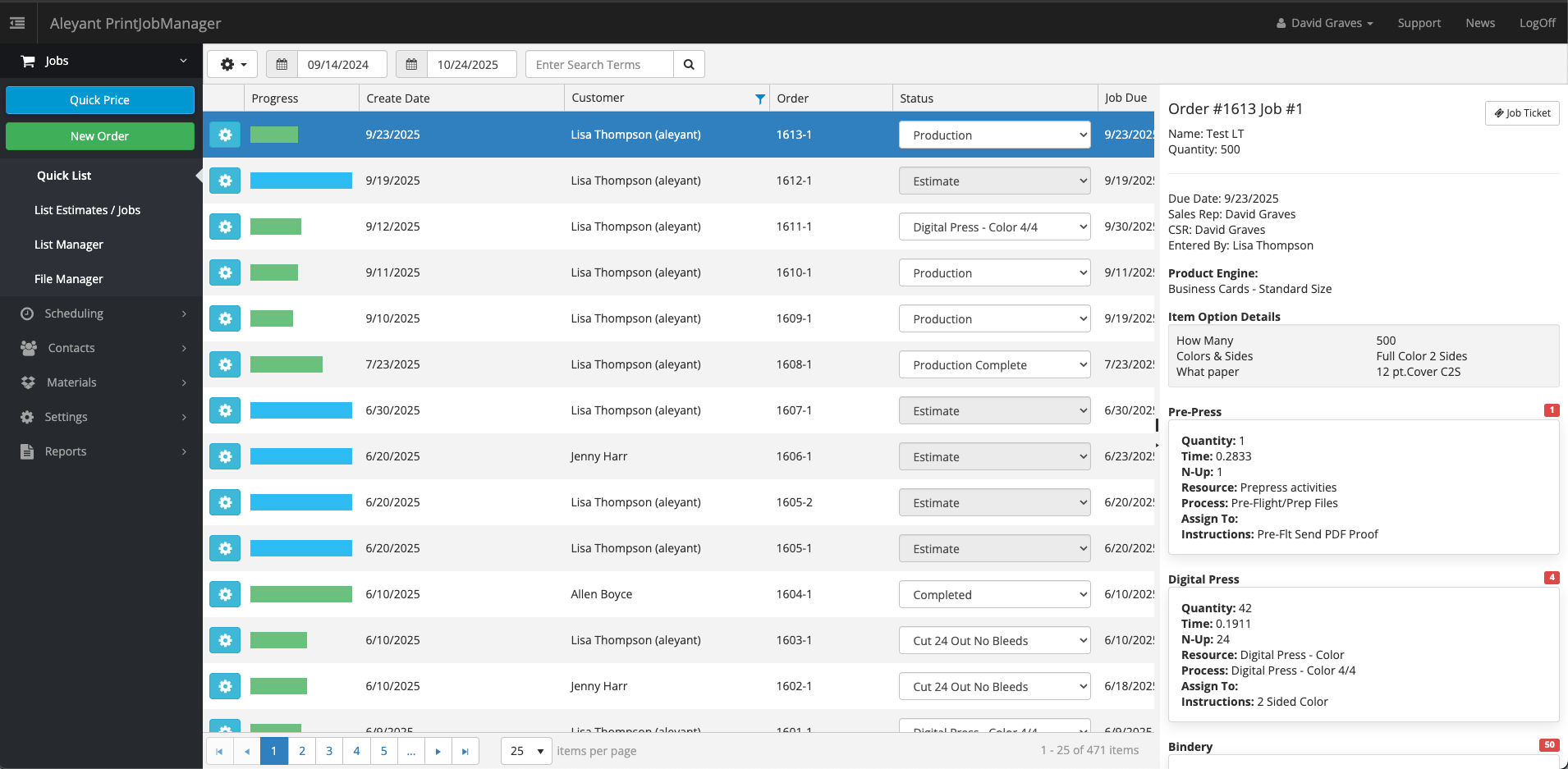 Aleyant PrintJobManager