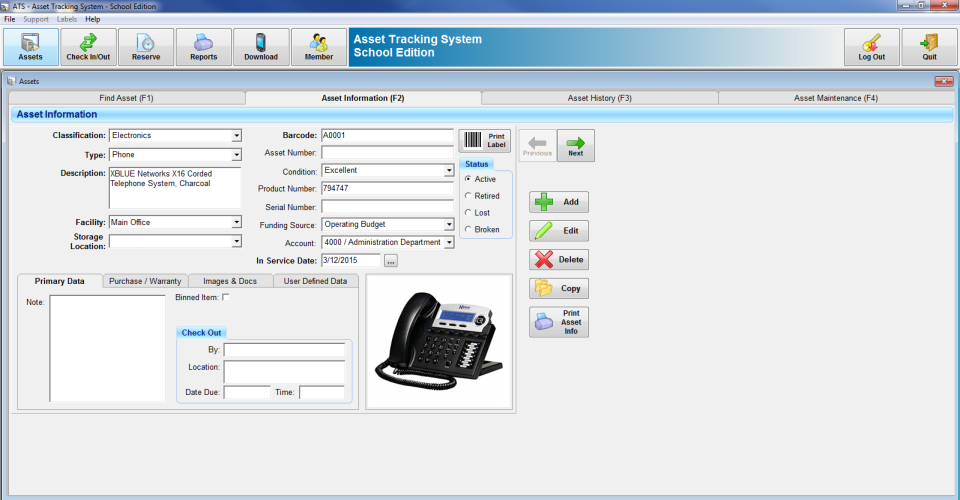 GigaTrak Asset Tracking System