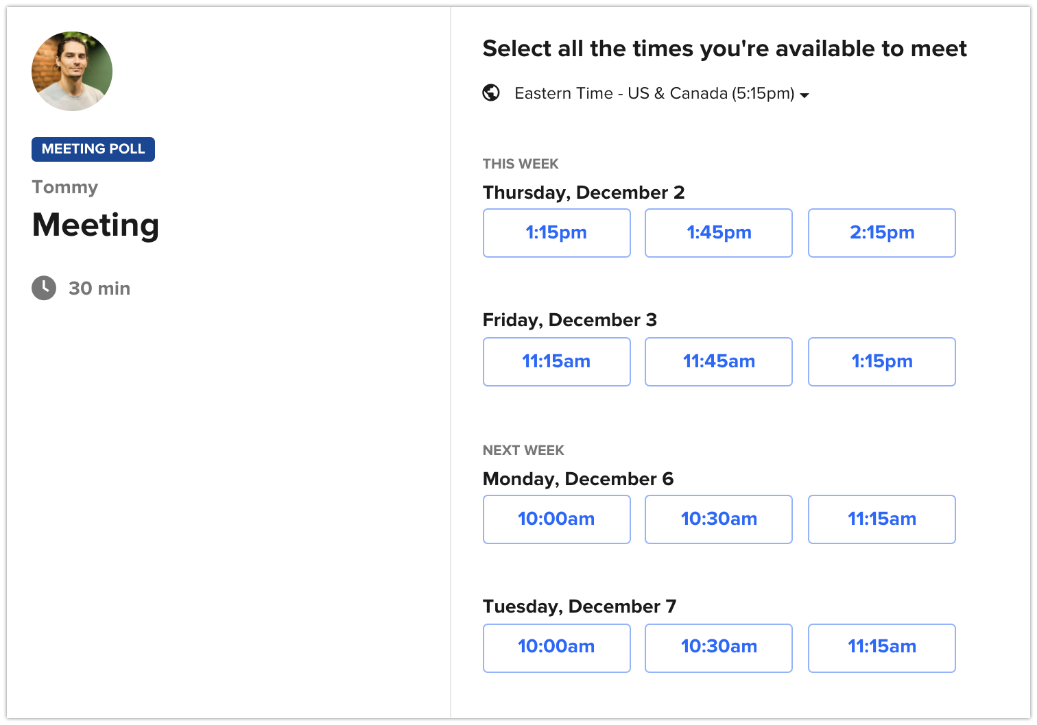 Calendly Software - Calendly availability management