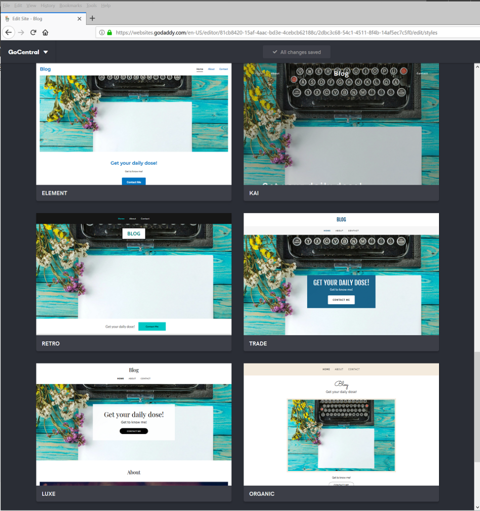 GoDaddy Website Builder Software - 4