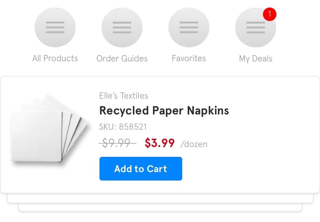 BlueCart Software - Suppliers can offer discounts and promotions on items