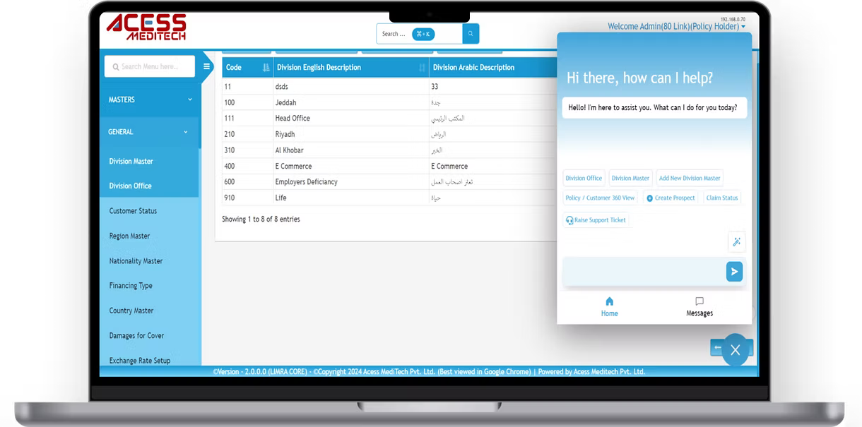 LIMRA screenshot: Unlock seamless efficiency and accelerate growth with our insurance software, simplifying quoting, policy management, claims handling, reinsurance, accounting, reporting, and more.