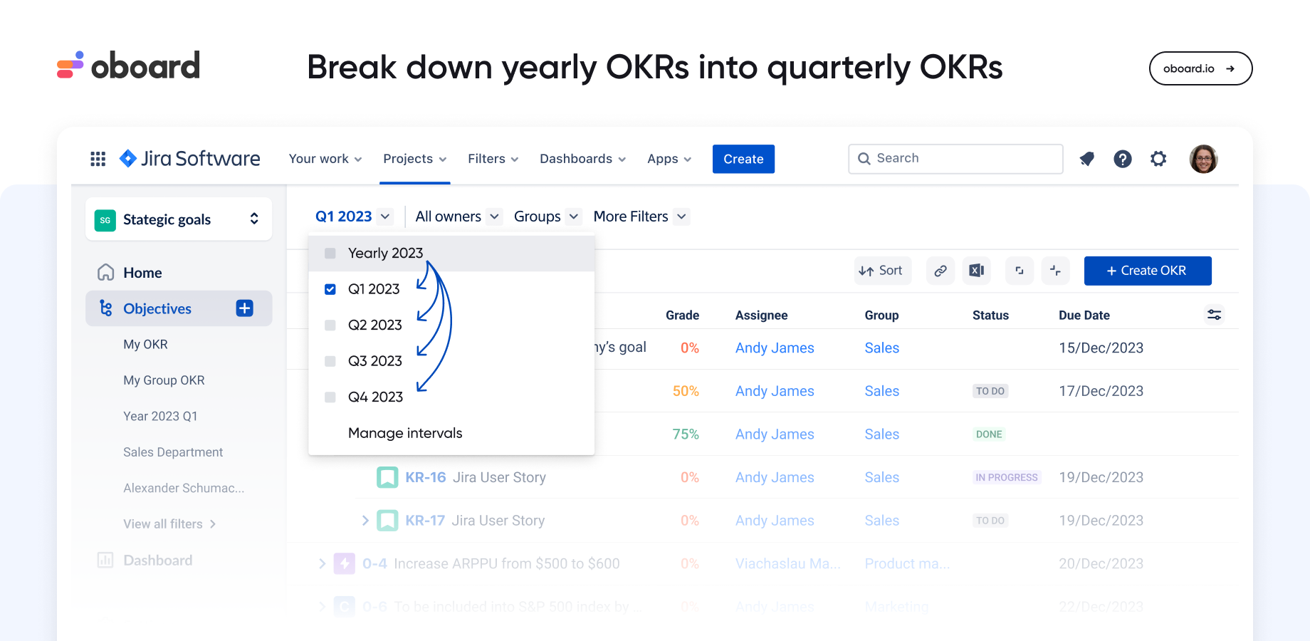 OKR Board for Jira & Confluence 69881a16-c527-4b5d-bf09-8b54f53da3f4.png