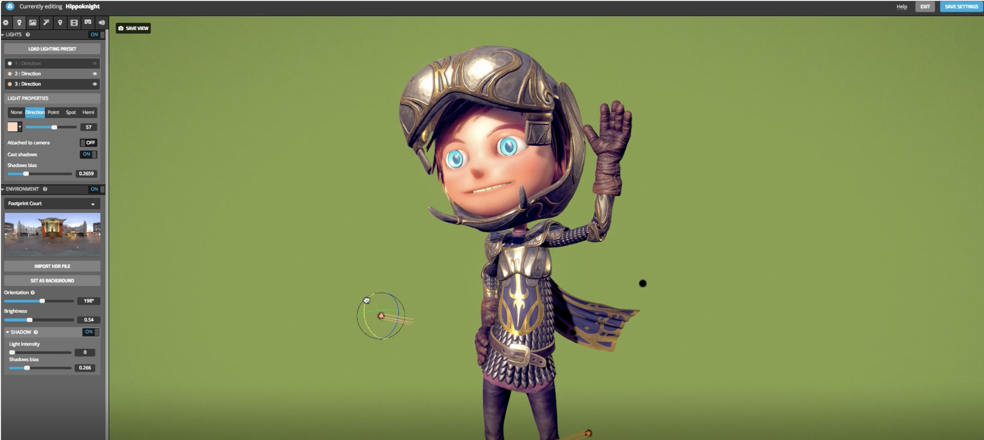 Sketchfab 3D editor