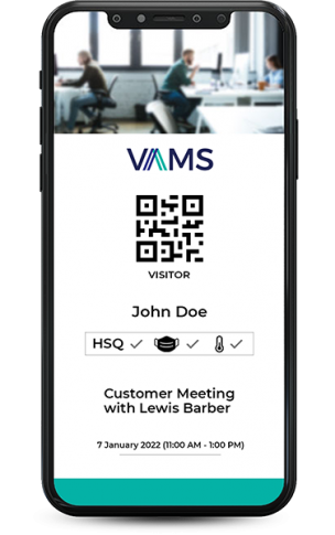 Visitor management system on mobile app - Vams global