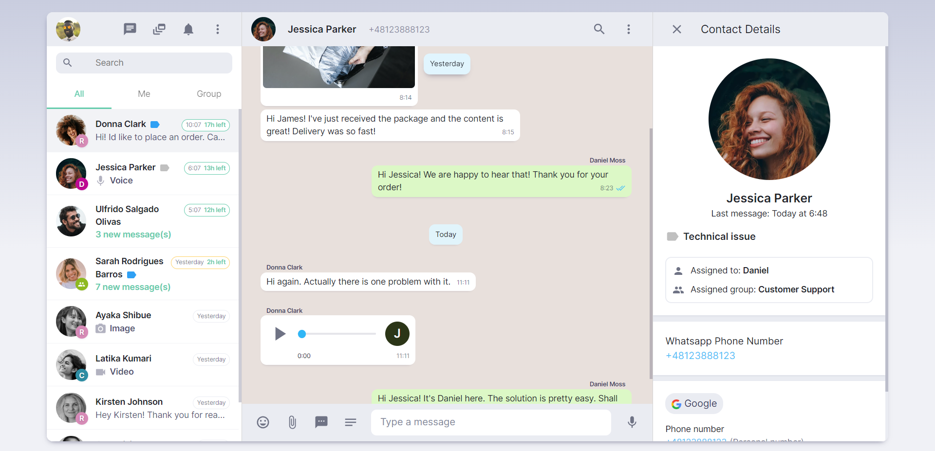 get.chat Software - get.chat team inbox new screenshot