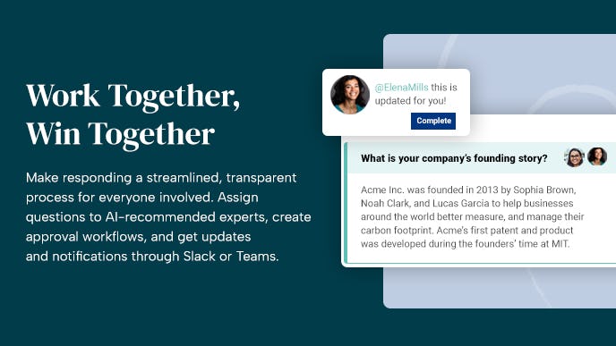 Loopio Software - Make responding a streamlined, transparent process for everyone involved