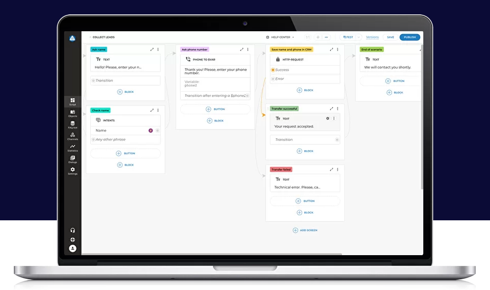 Aimylogic screenshot: AI bot builder Aimylogic