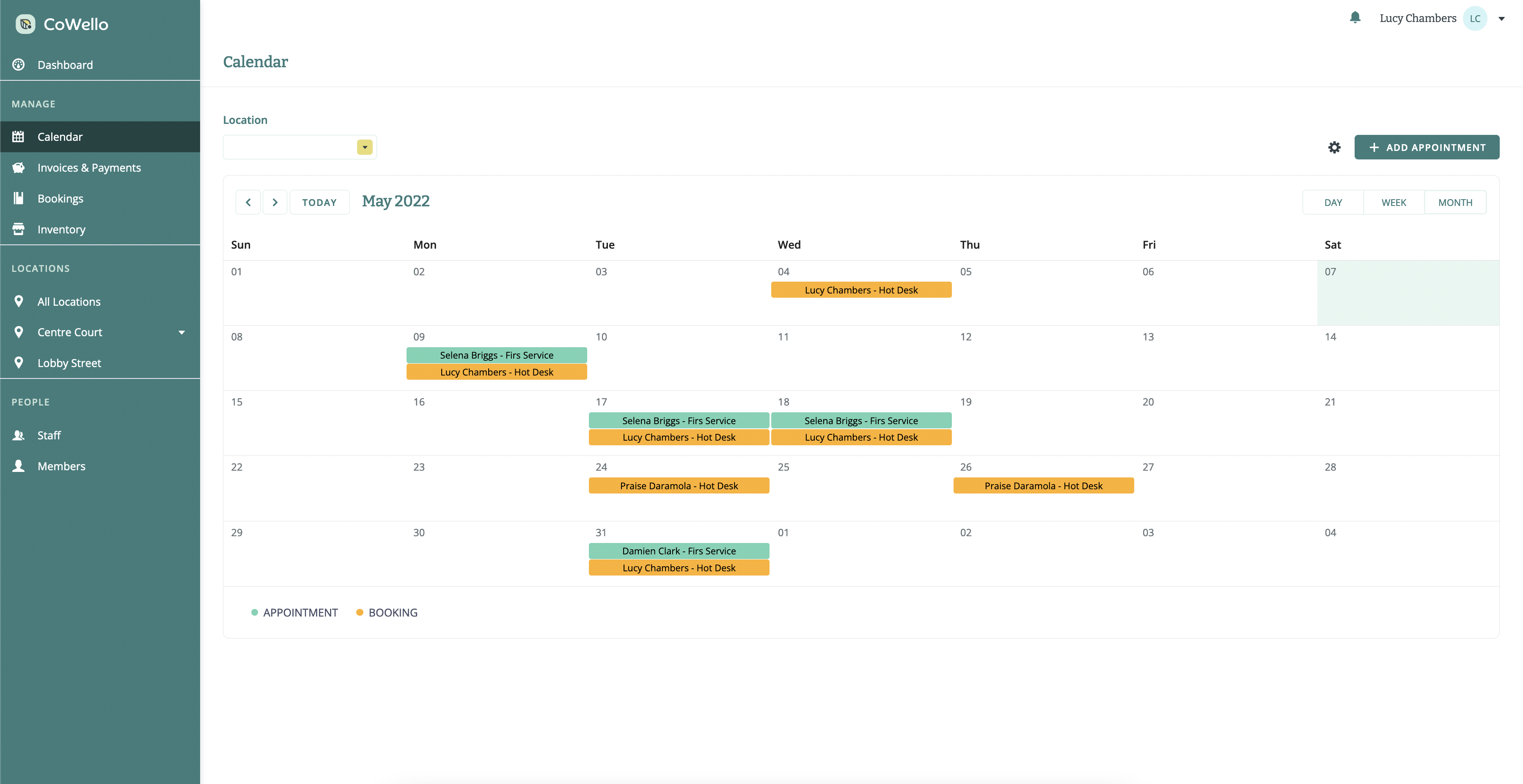 Integrate with your Google Calendar to view your entire schedule