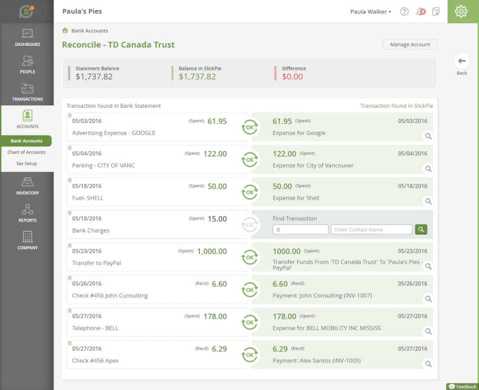 2 - Bank Reconciliation