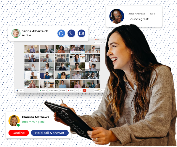 IPFone with Webex screenshot