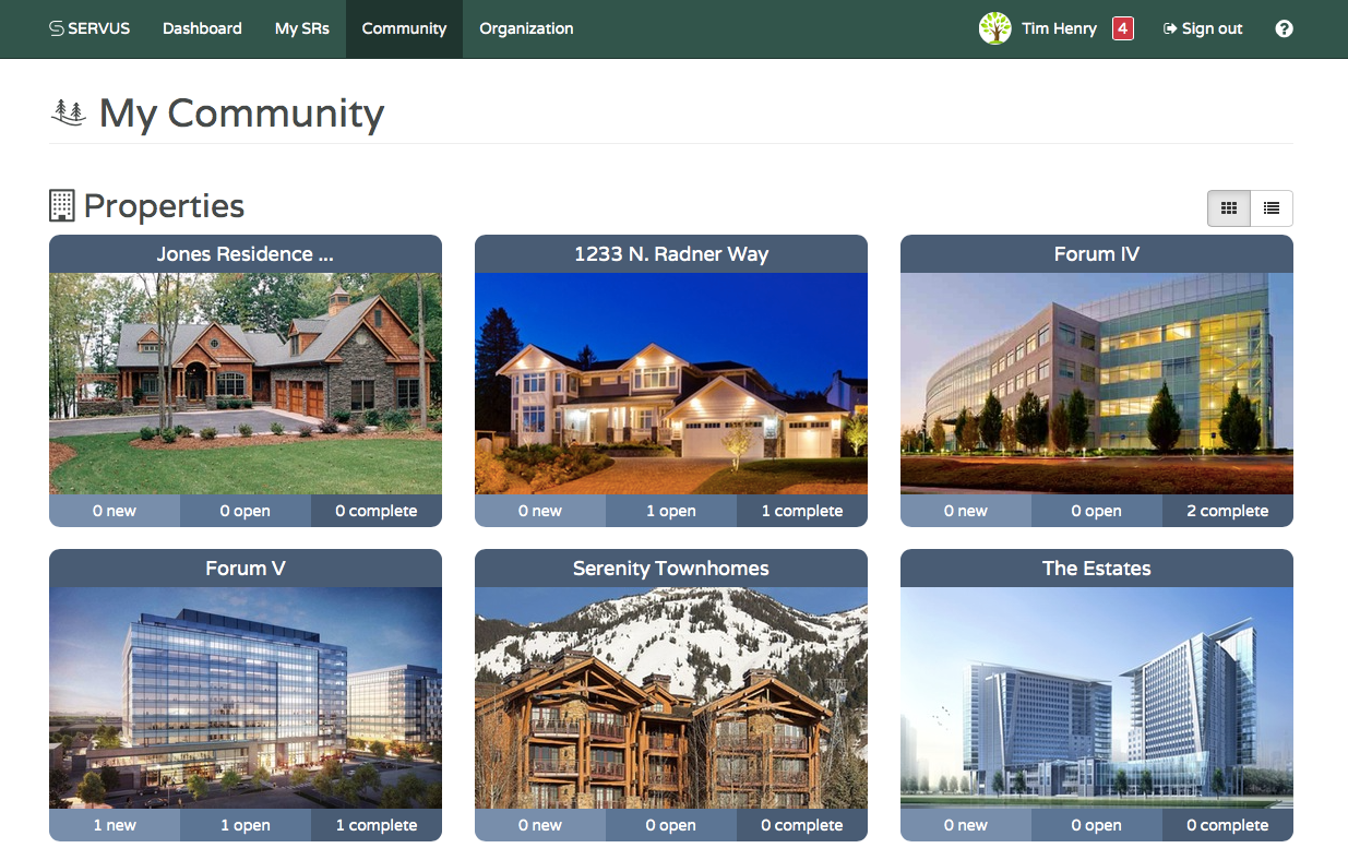 SERVUS Software - Servus Community View (web)