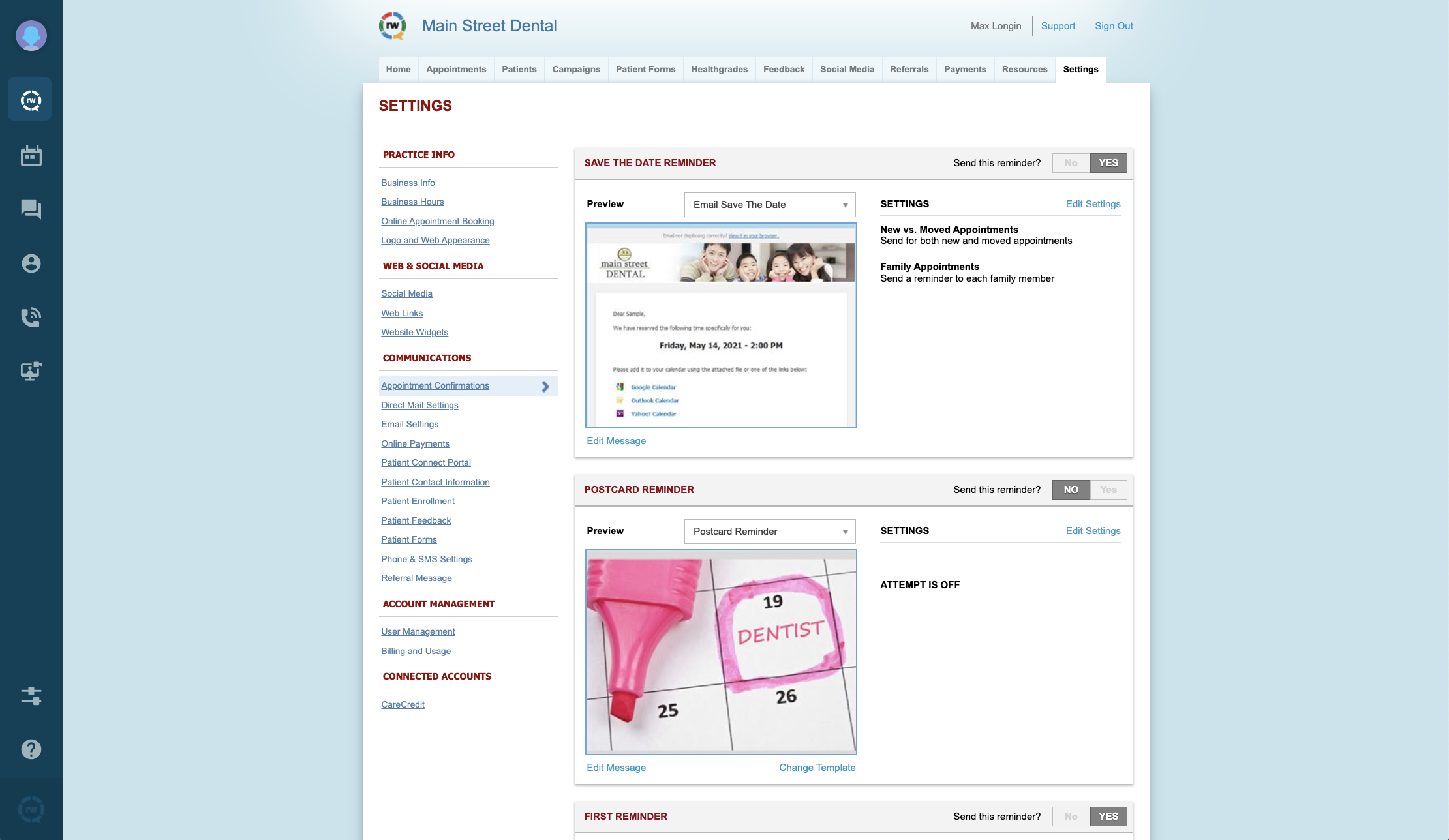 Patient data management software - ESYSTA PORTAL - Emperra - medical /  diabetes management