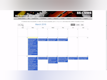 SS-CMMS Software - View PMs in the calendar