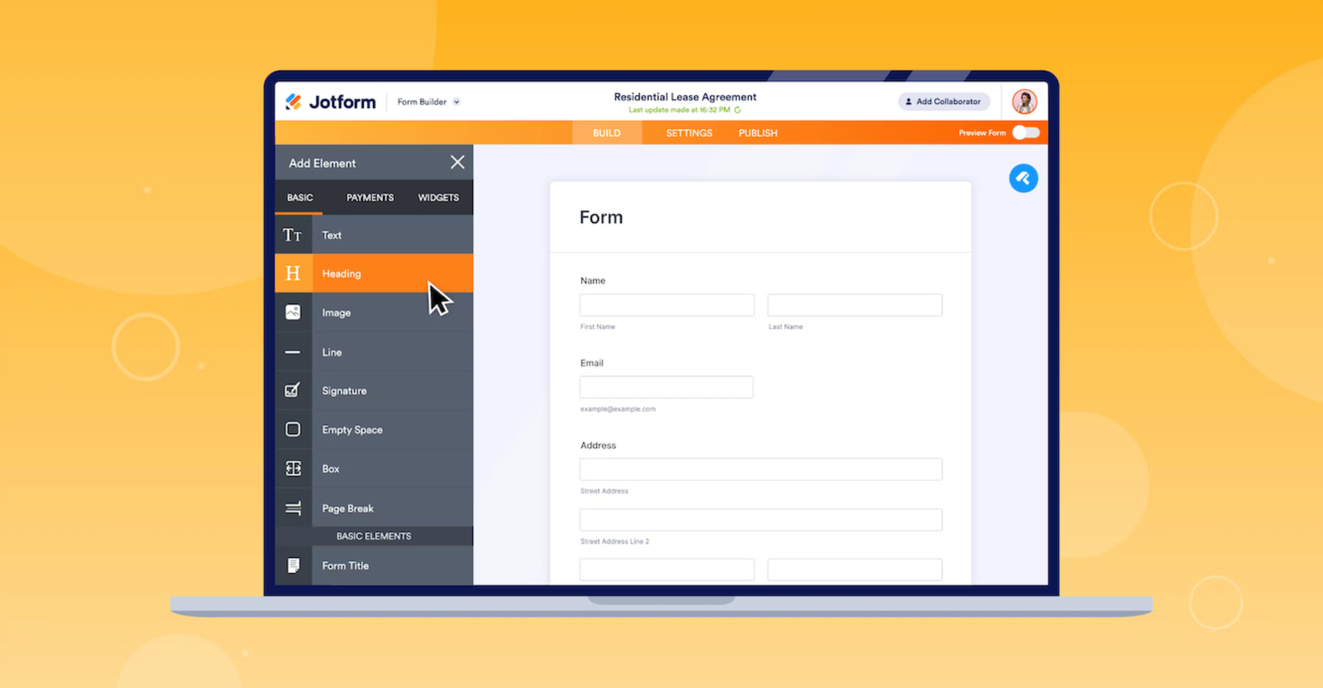 Jotform Software - Create gorgeous forms without needing to know how to design.