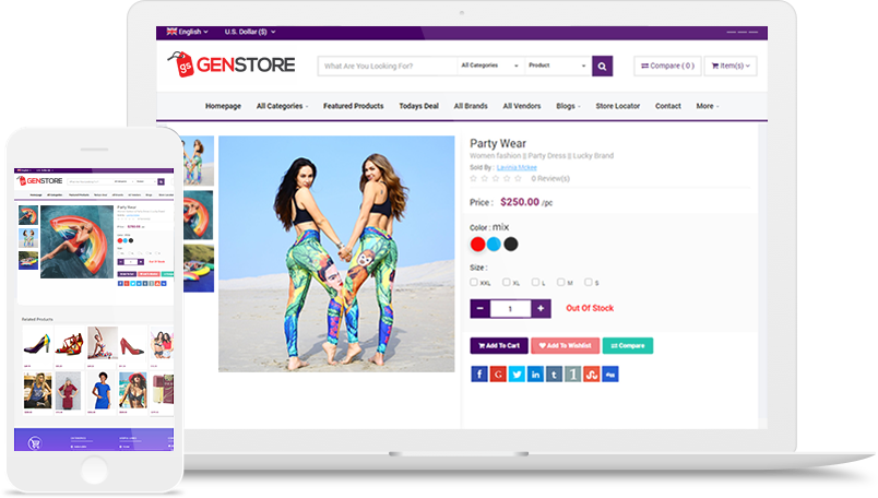 Genstore marketplace screenshot