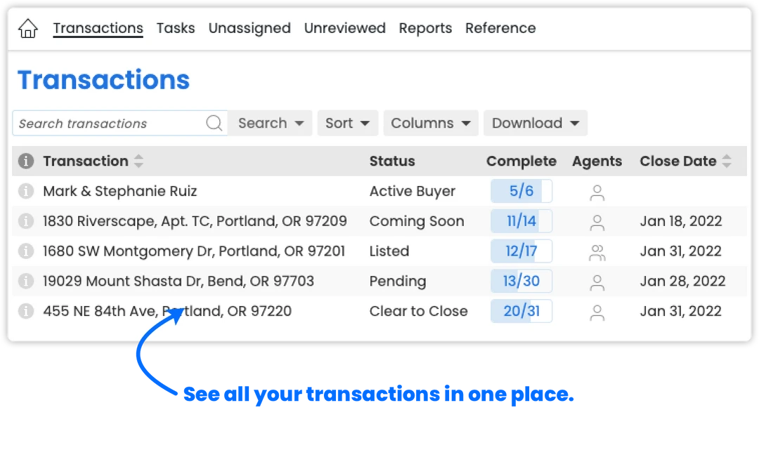 Paperless Pipeline Software - Paperless Pipeline manage transactions