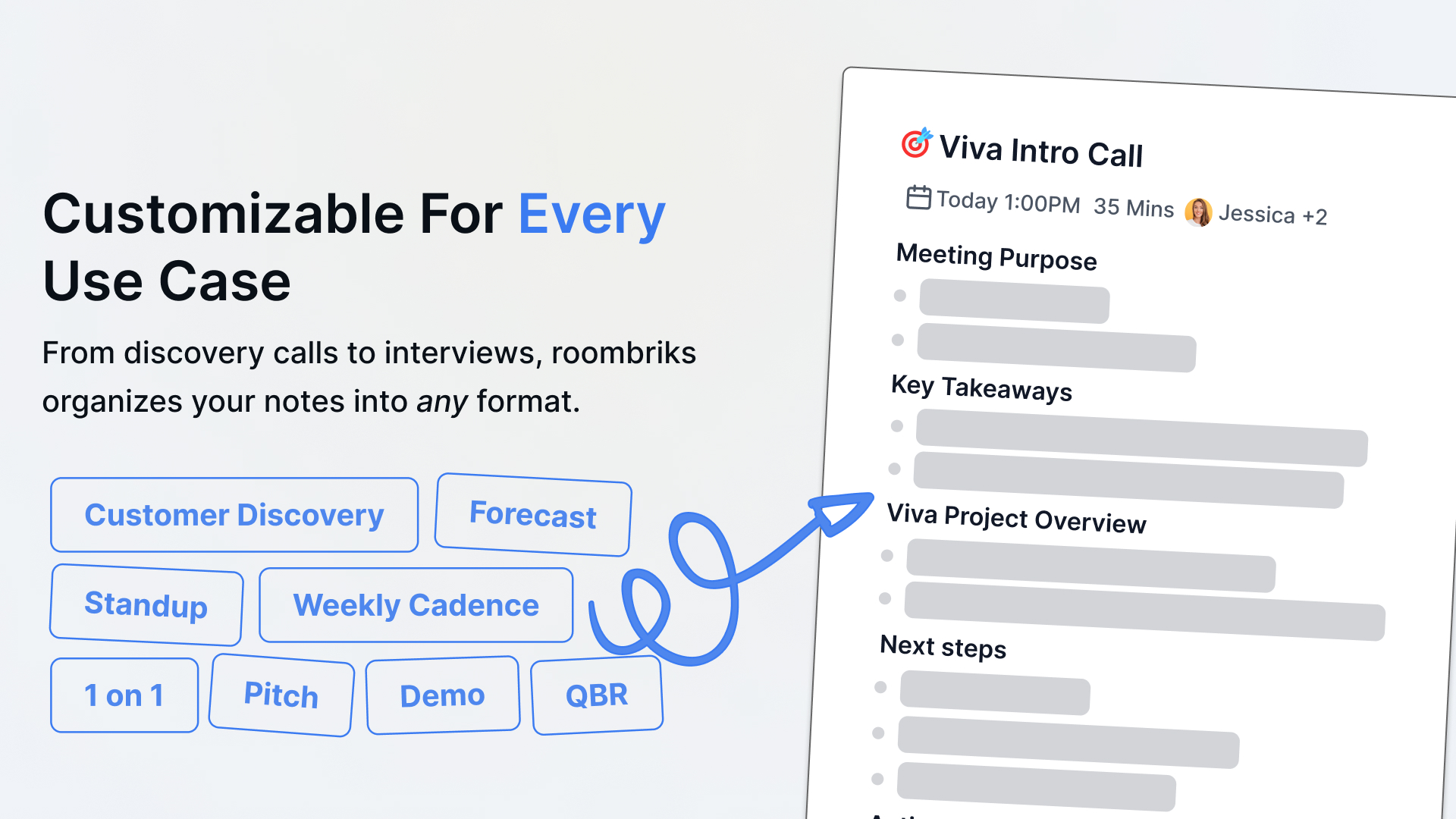 roombriks Software - Your most common meetings in the format your team needs.