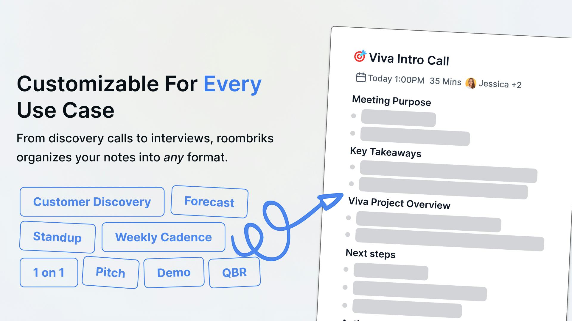roombriks Software - Your most common meetings in the format your team needs.