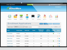 MySchoolWorx Software - Manage the enrollment process, and receive, review, approve, or deny applications online