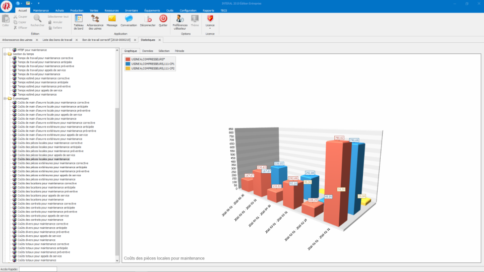 INTERAL Maintenance screenshot: INTERAL Maintenance 3D analytics