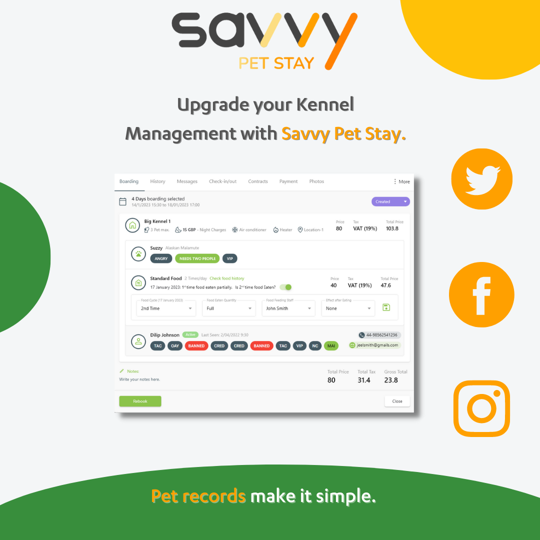Savvy Pet Stay Software 2024 Reviews, Pricing & Demo