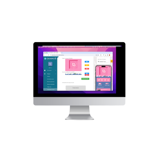 Chapitô screenshot: Chapitô Backoffice