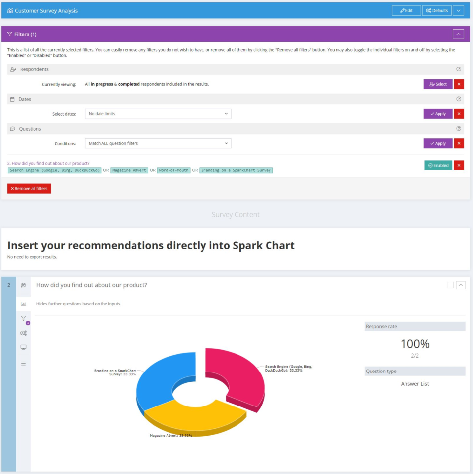 Spark Chart Software - Users can add conditional and advanced logic to automate the flow of actions