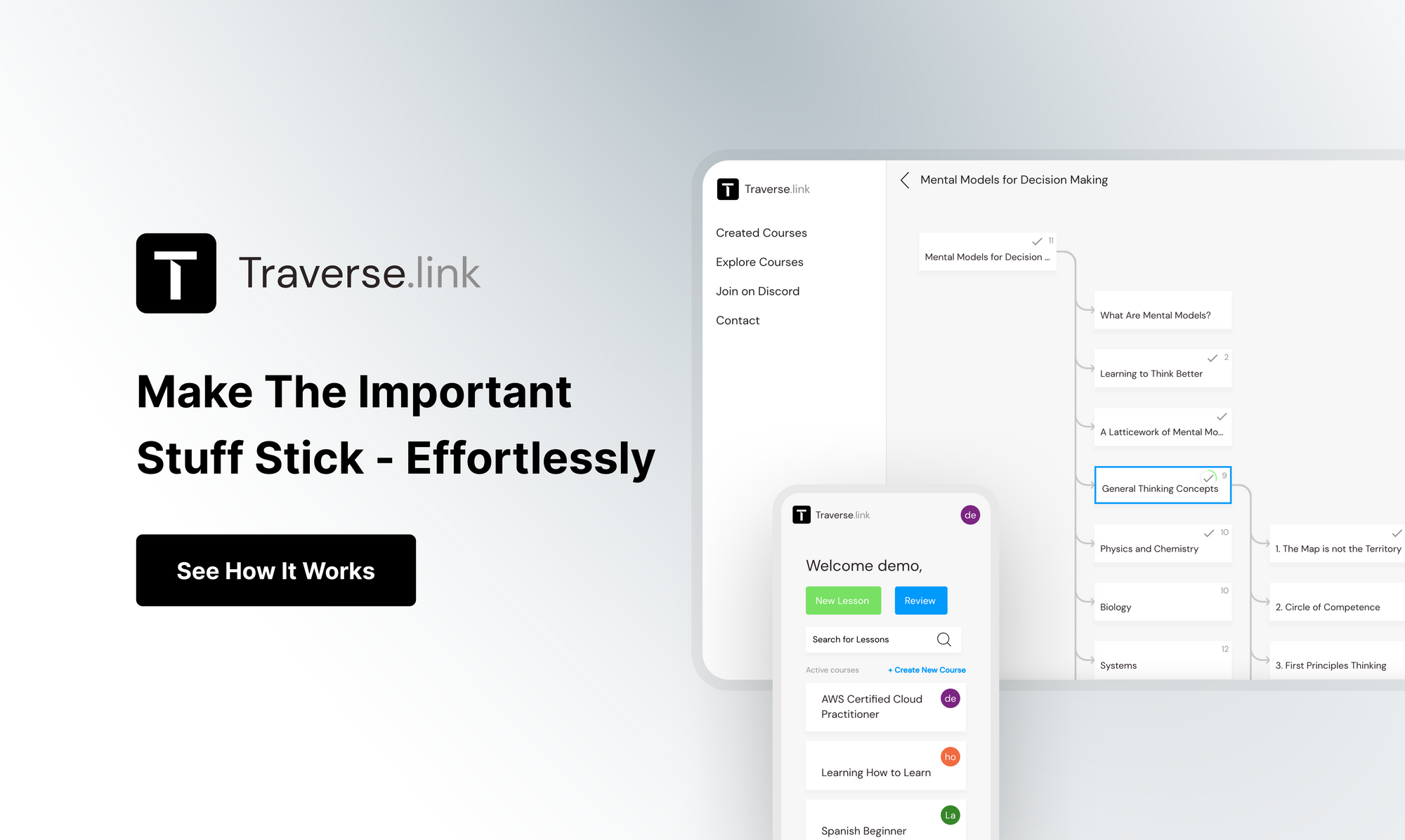 Traverse.link screenshot
