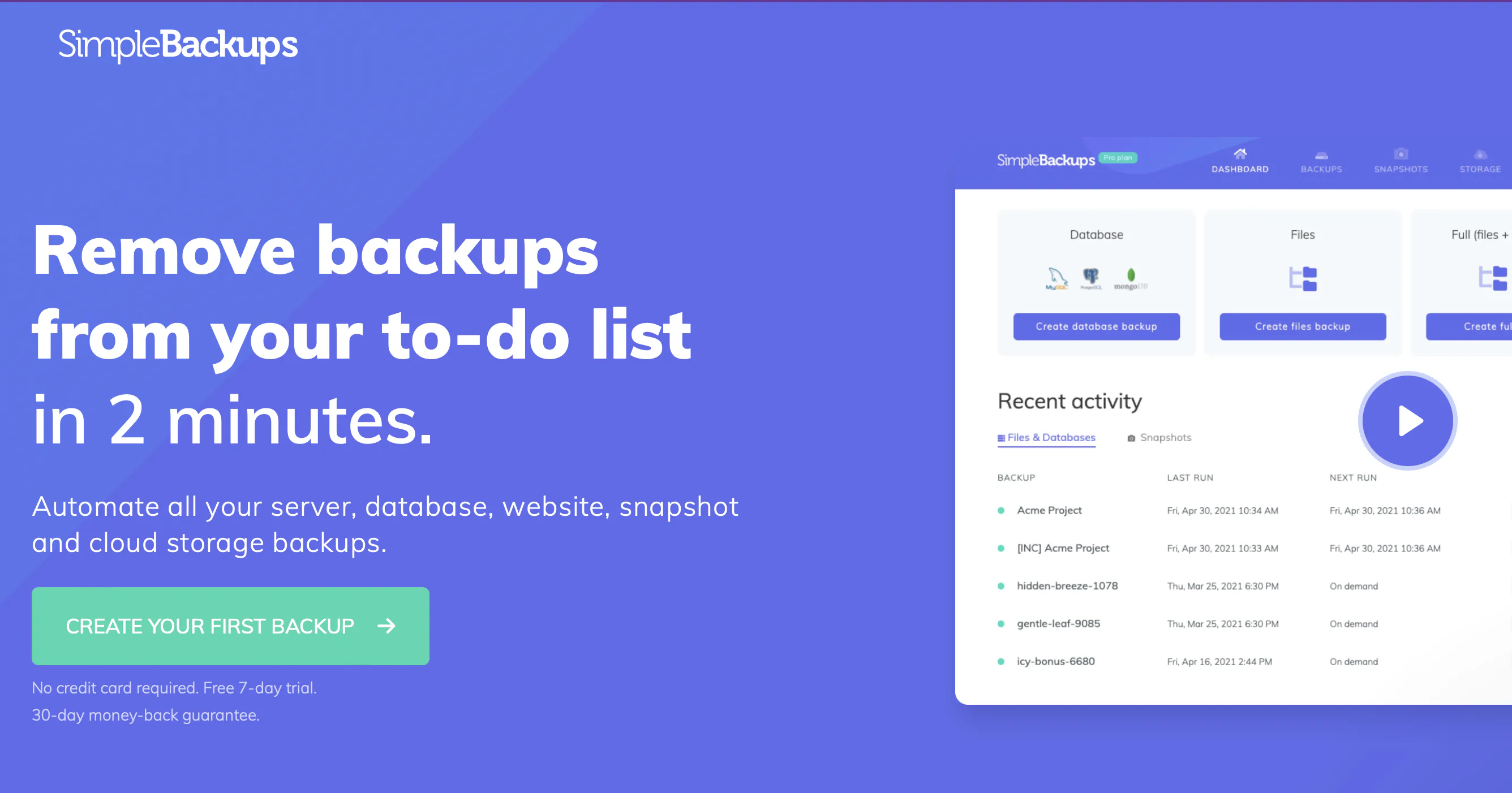 SimpleBackups Cost & Reviews - Capterra Australia 2026