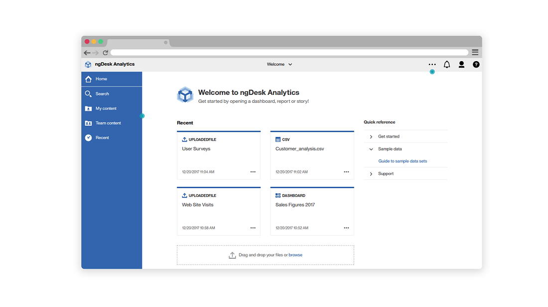 ngDesk analytics