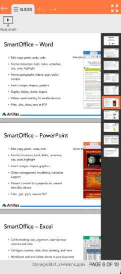 SmartOffice insert slides