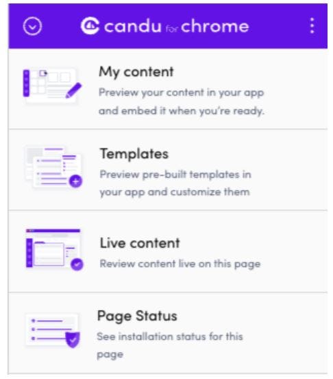 Candu Software - Candu Chrome extension