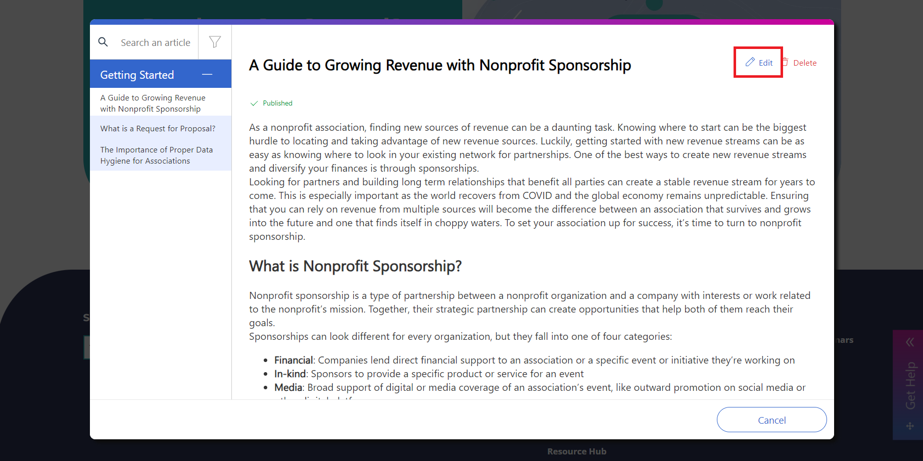 Compass Software - Knowledge Article