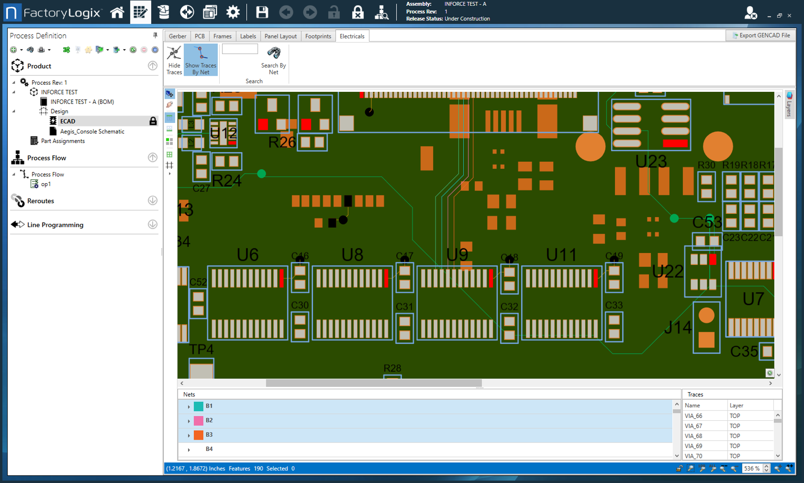 FactoryLogix MES Software - Traceability features