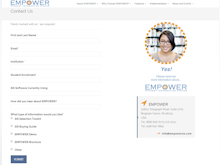 EMPOWER SIS Software - EMPOWER - Contact Page